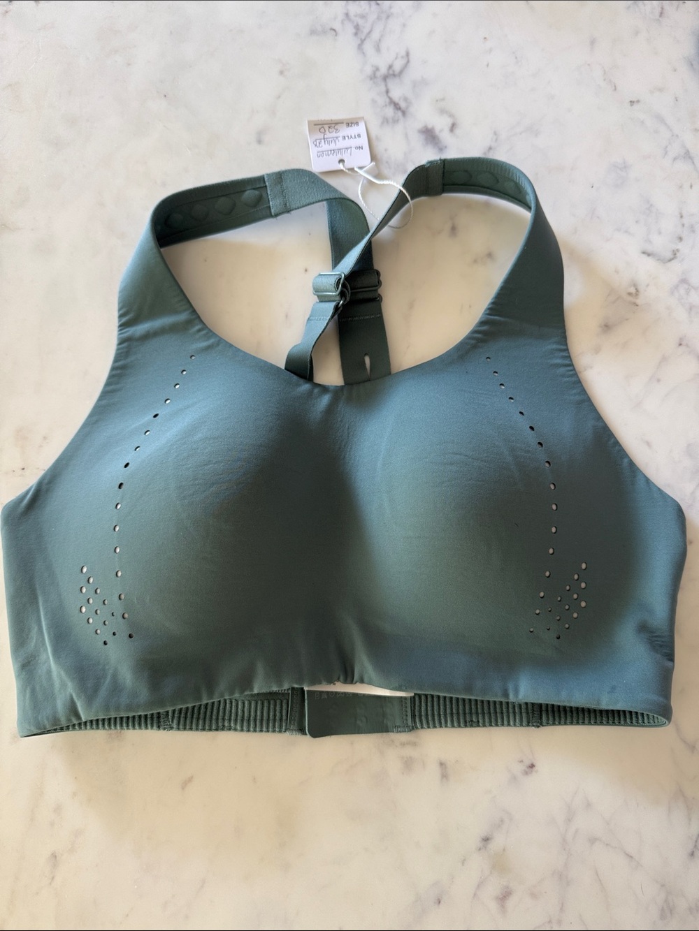 Lulu's Seamless High-Support Sports Bra - Sage Green
